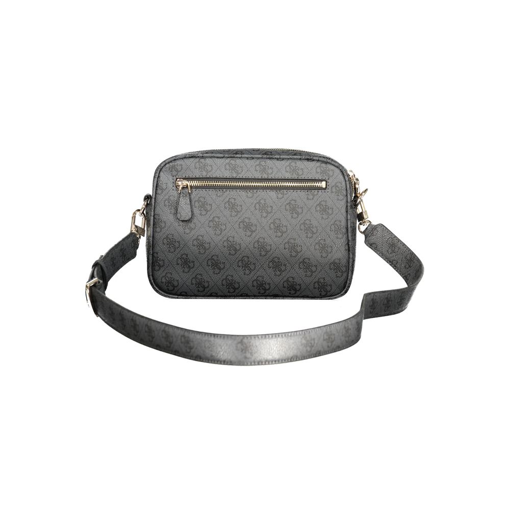 Guess Jeans Nero Poliuretano Women Women's Handbag