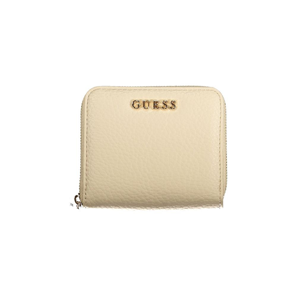 Guess Jeans Beige Polyurethane Women Women's Wallet