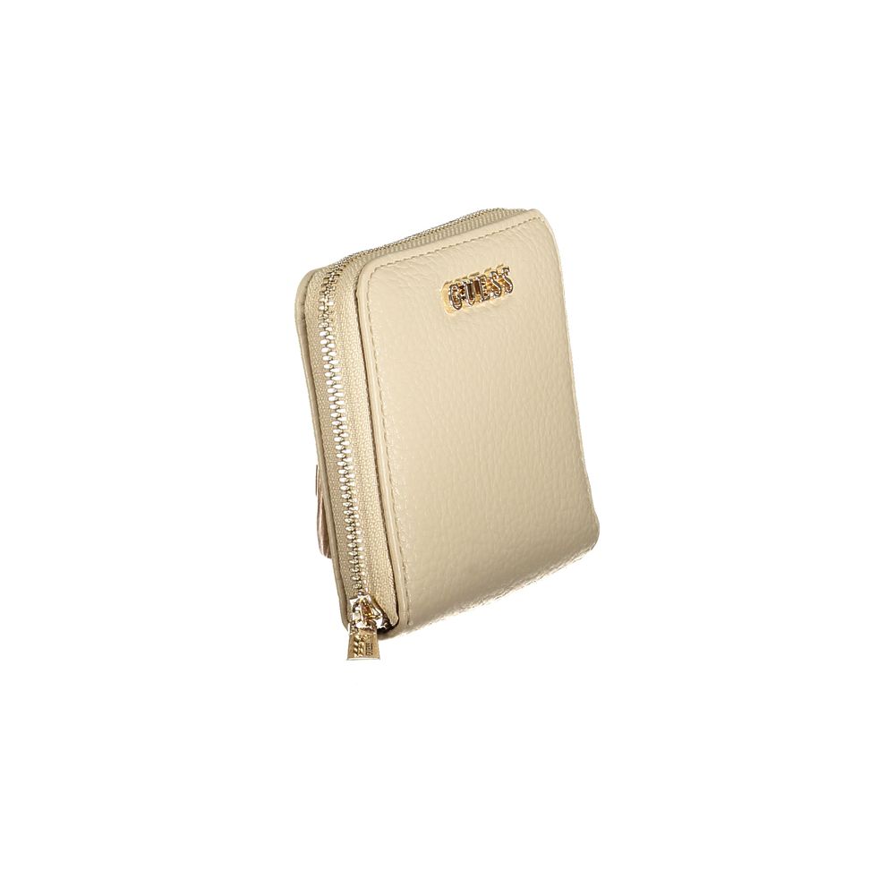 Guess Jeans Beige Polyurethane Women Women's Wallet
