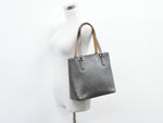 Louis Vuitton Stockton Black Leather Tote Bag (Pre-Owned)