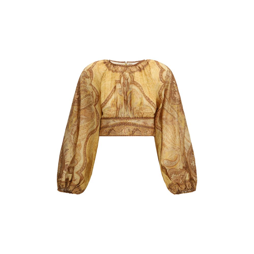 Zimmermann Bicolor Cotton Women's Blouse