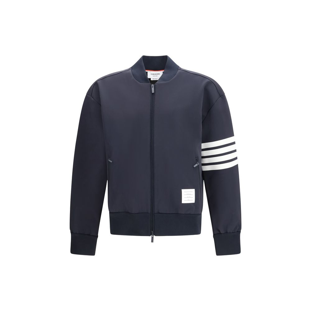 Thom Browne Blue Viscose Men's Bomber