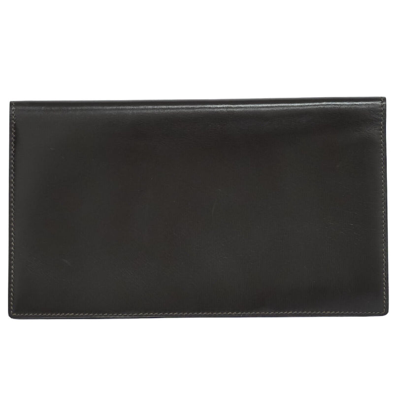 Hermès Brown Leather Wallet  (Pre-Owned)