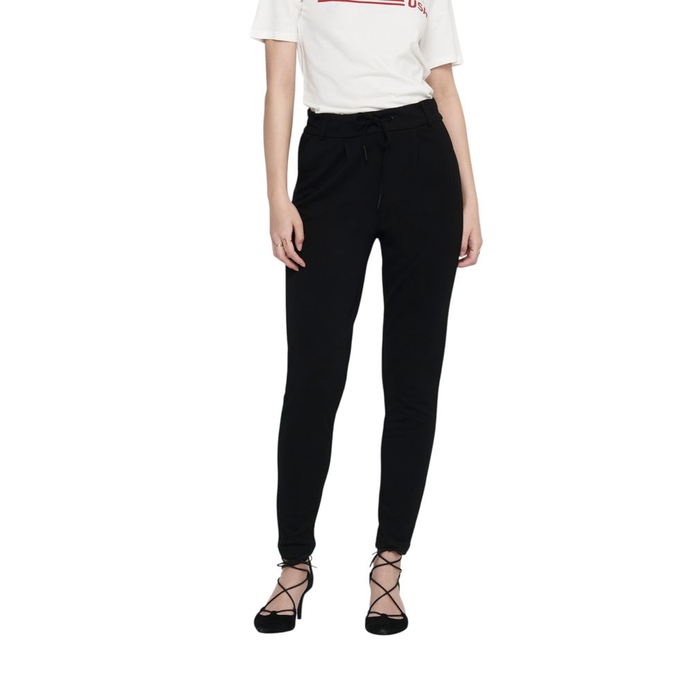 Only Black Viscose Casual Women's Pants