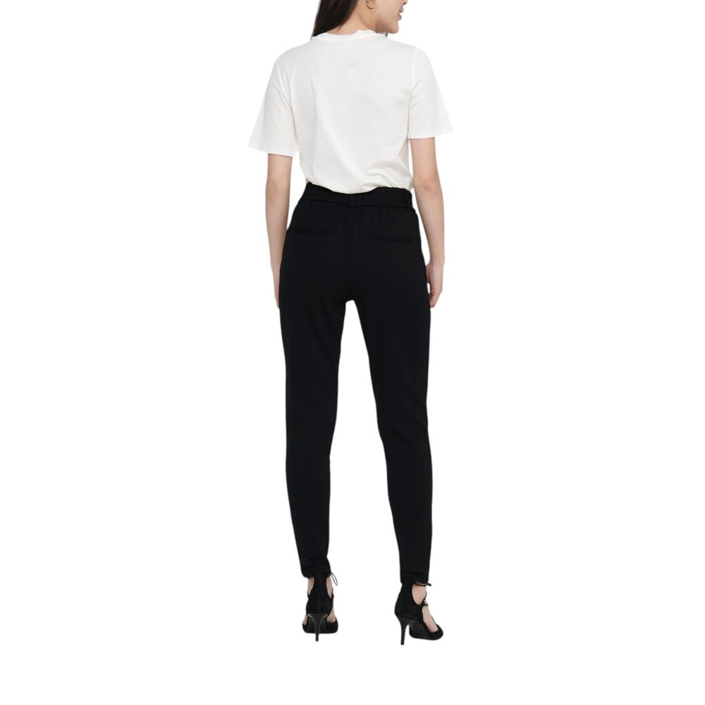 Only Black Viscose Casual Women's Pants
