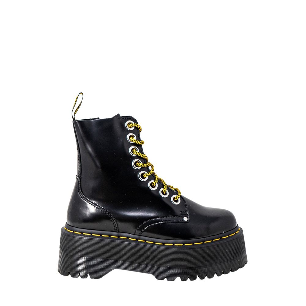 Dr. Martens Black Leather Lace-Up Women's Boots