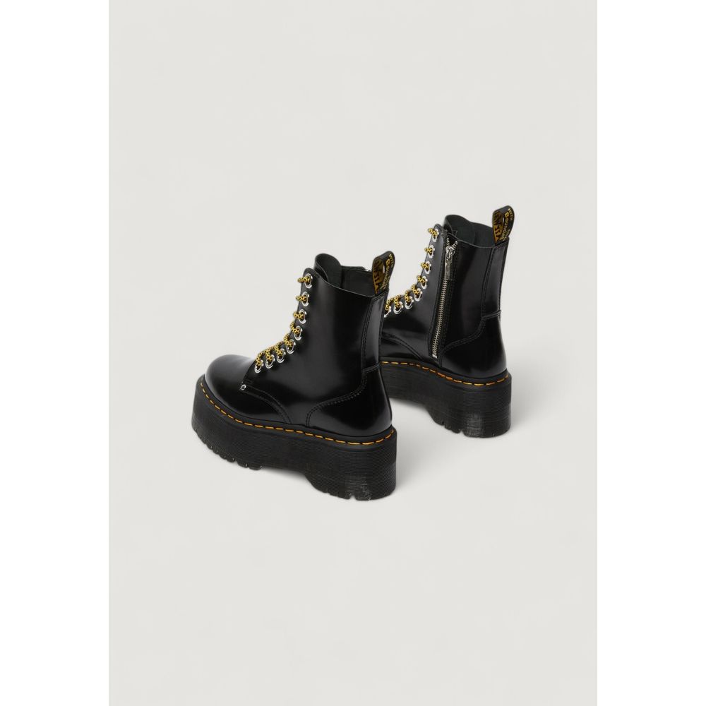 Dr. Martens Black Leather Lace-Up Women's Boots