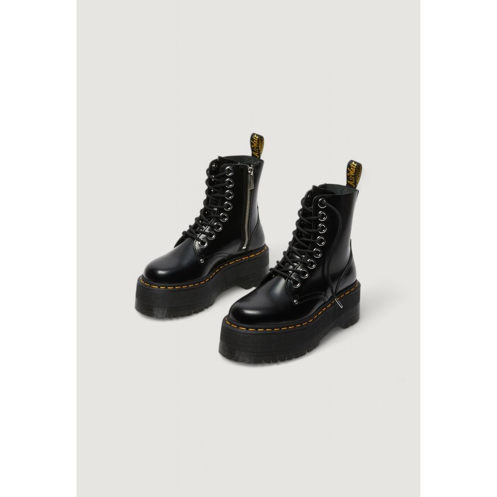 Dr. Martens Black Leather Lace-Up Women's Boots