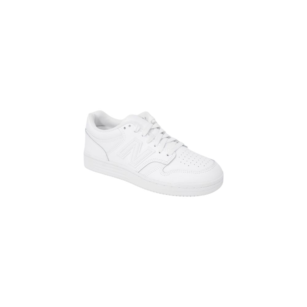New Balance White Leather Athletic Women's Sneakers