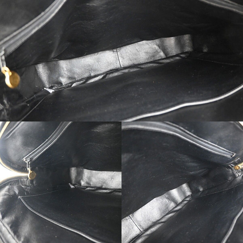 Chanel Matelassé Black Calfskin Shoulder Bag (Pre-Owned)