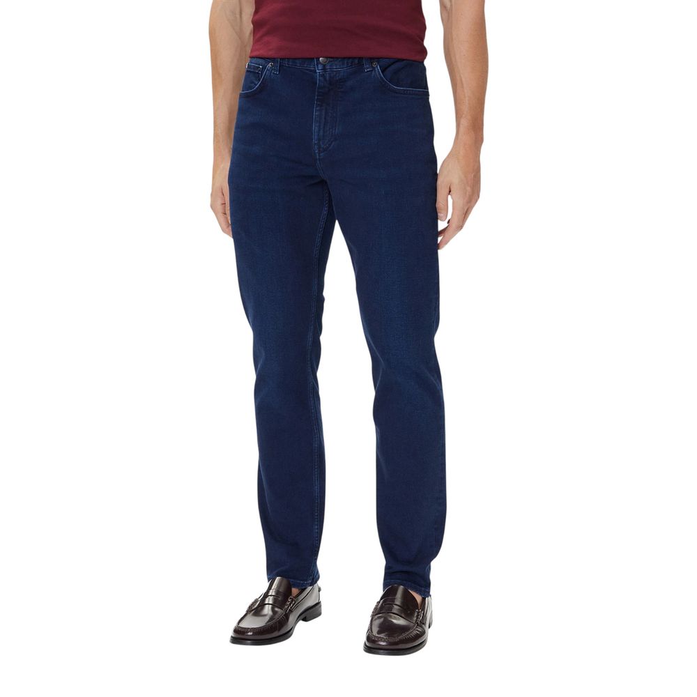 Tommy Hilfiger Blue Recycled Cotton Relaxed Fit Men's Jeans