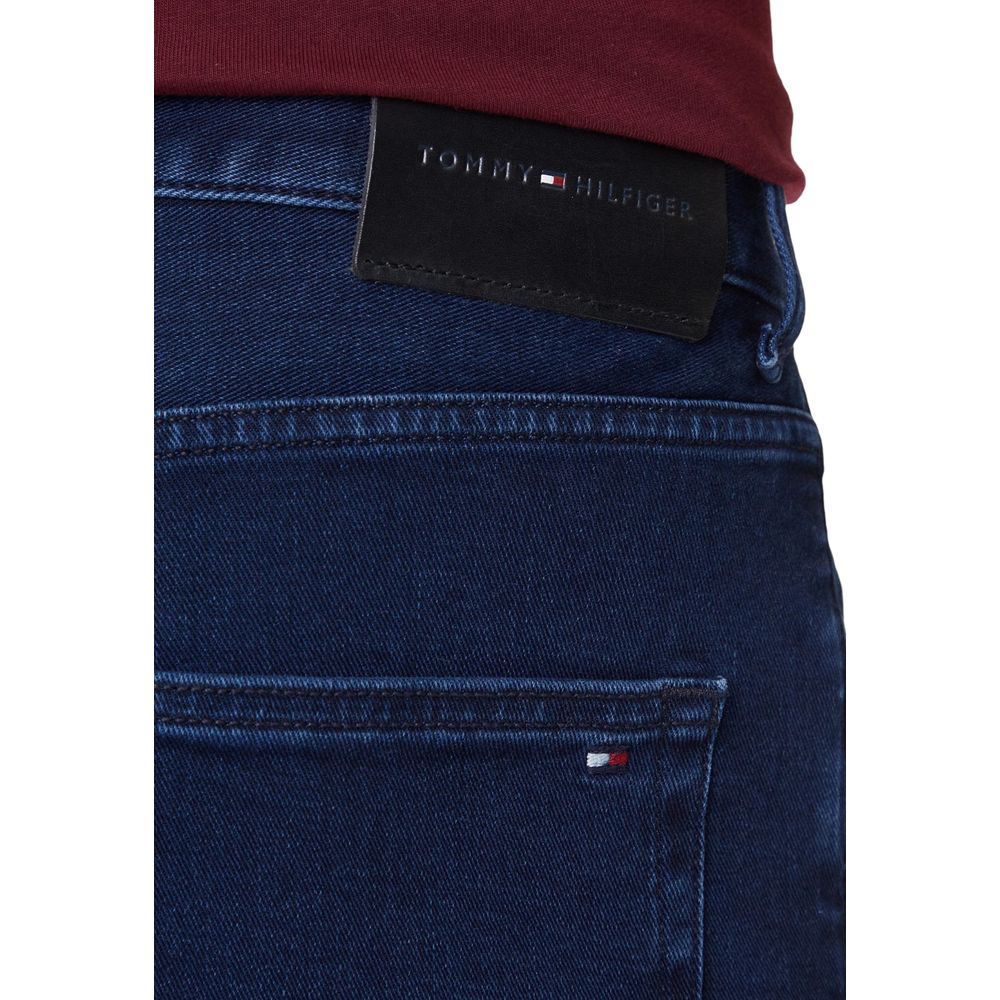 Tommy Hilfiger Blue Recycled Cotton Relaxed Fit Men's Jeans