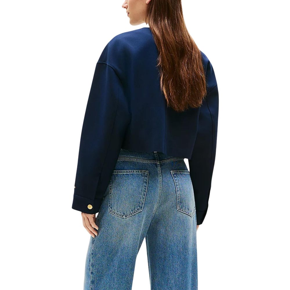 Tommy Hilfiger Blue Viscose Women's Blazer