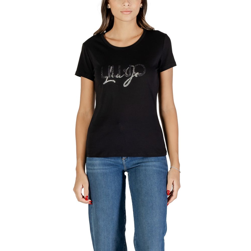 Liu Jo Black Cotton Women's T-Shirt