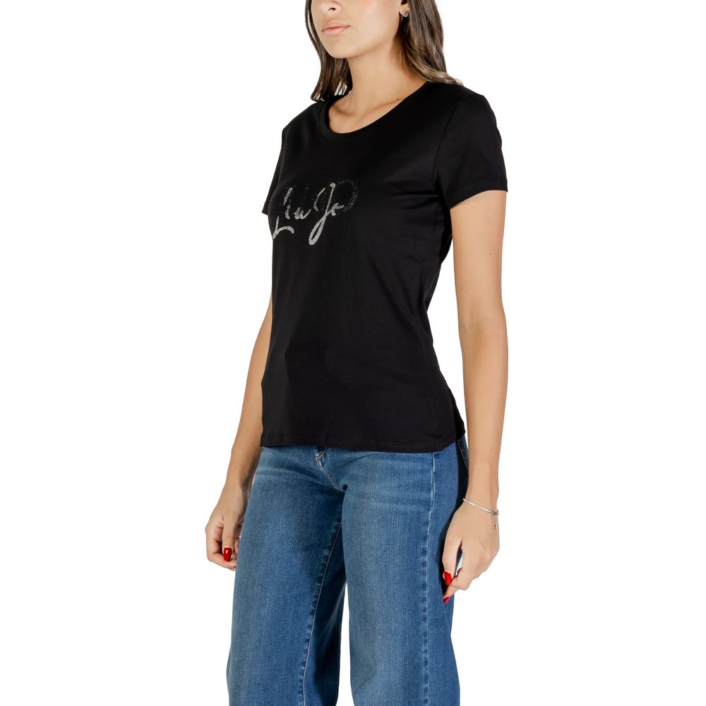 Liu Jo Black Cotton Women's T-Shirt