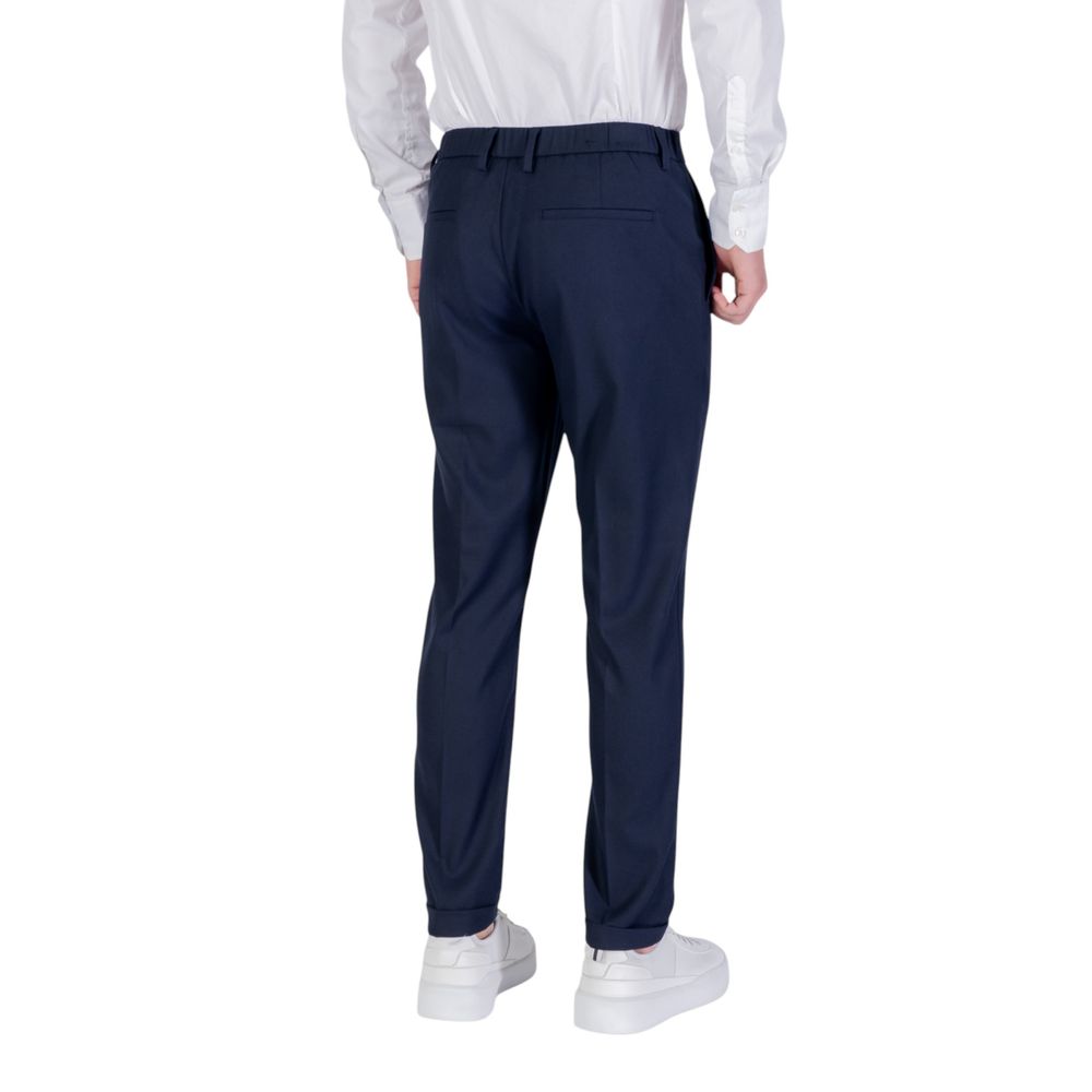 Antony Morato Blue Polyester Skinny Men's Pants