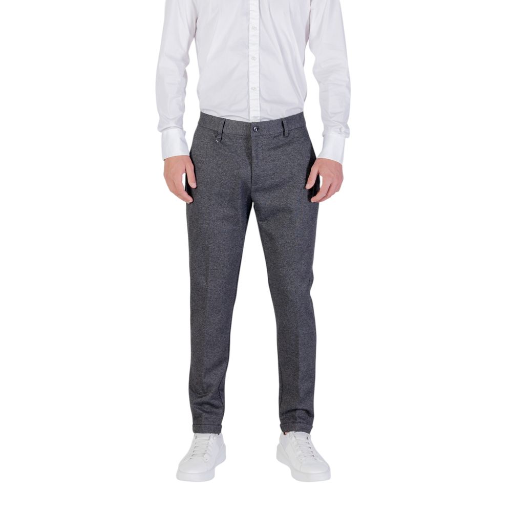 Antony Morato Gray Polyester Skinny Men's Pants
