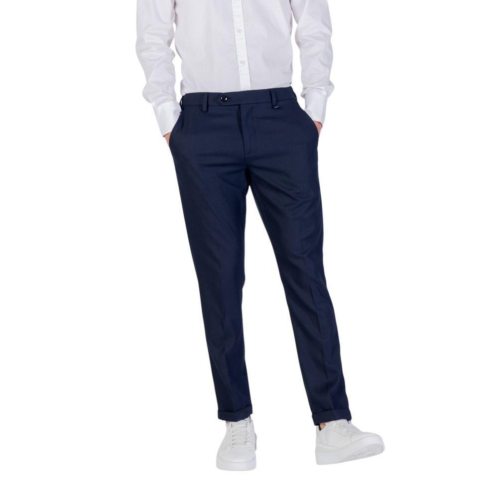 Antony Morato Blue Polyester Skinny Men's Pants