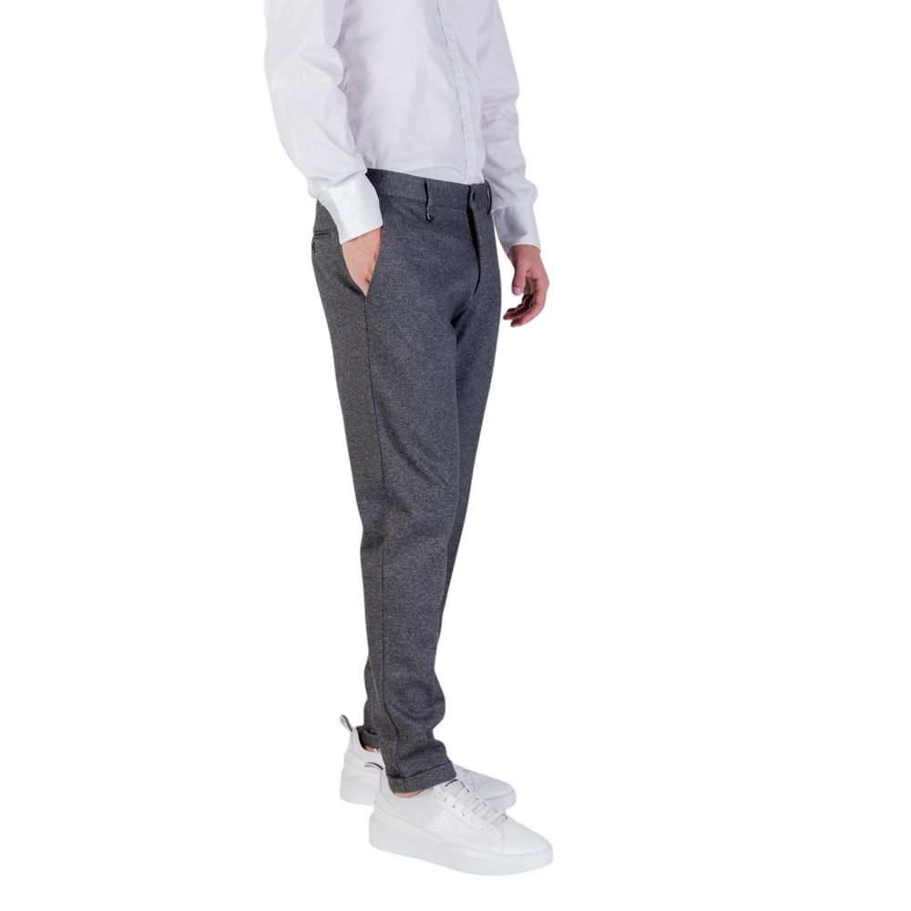 Antony Morato Gray Polyester Skinny Men's Pants