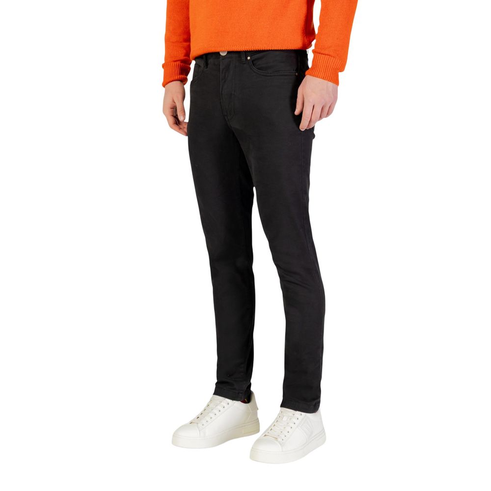Borghese Gray Cotton Skinny Men's Pants