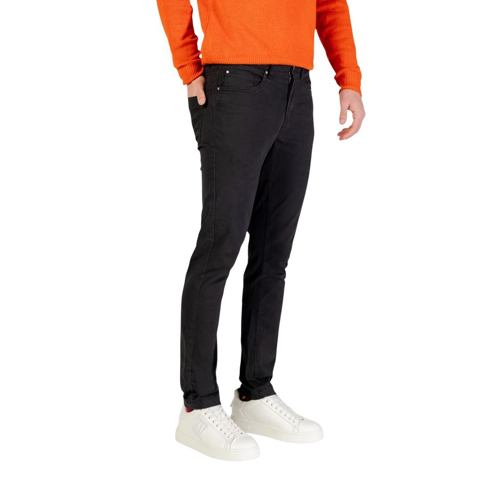 Borghese Gray Cotton Skinny Men's Pants