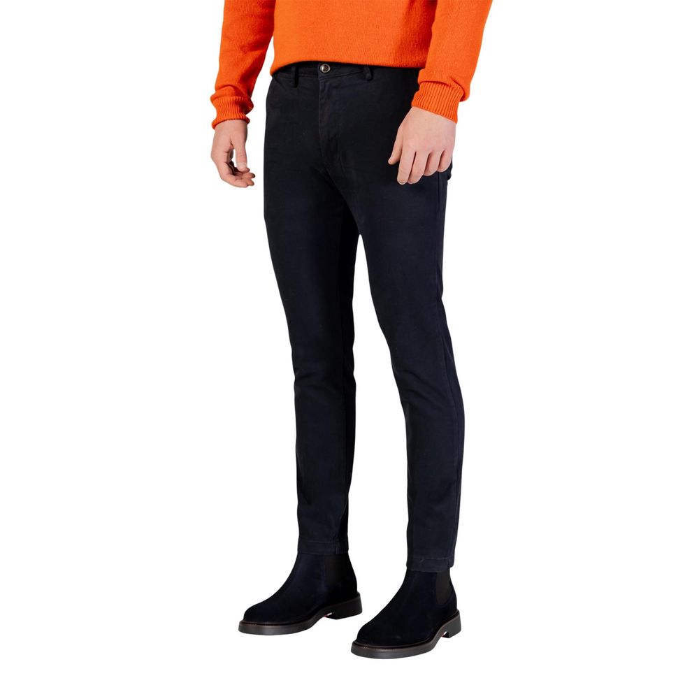 Borghese Blue Cotton Skinny Men's Pants