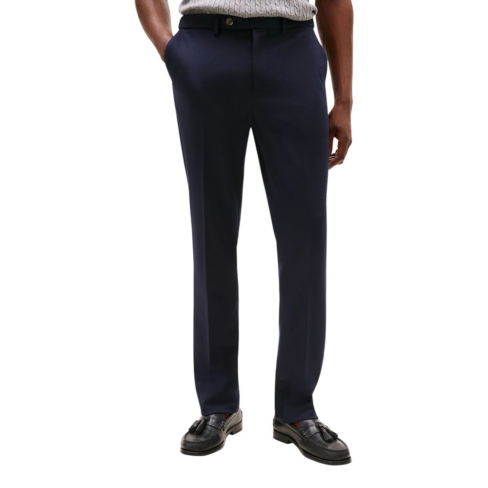 Tommy Hilfiger Blue Recycled Polyester Dress Men's Pants