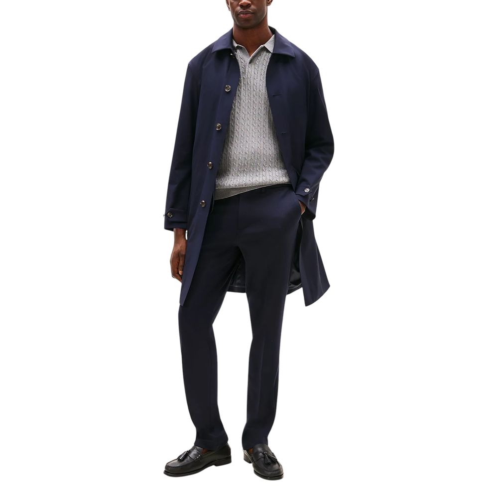 Tommy Hilfiger Blue Recycled Polyester Dress Men's Pants