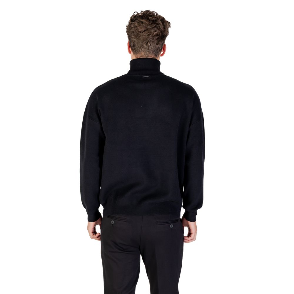 Antony Morato Black Viscose Men's Sweatshirt
