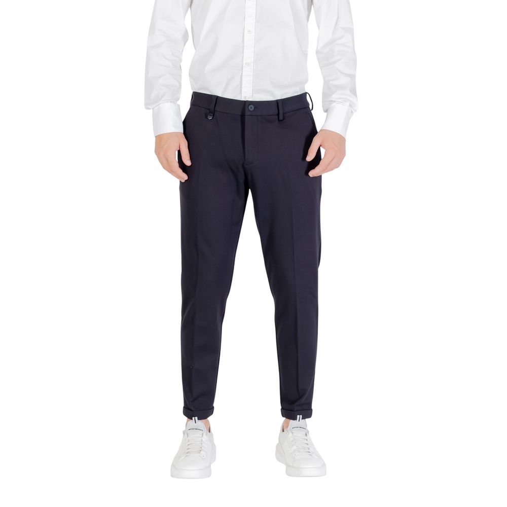Antony Morato Blue Viscose Dress Men's Pants