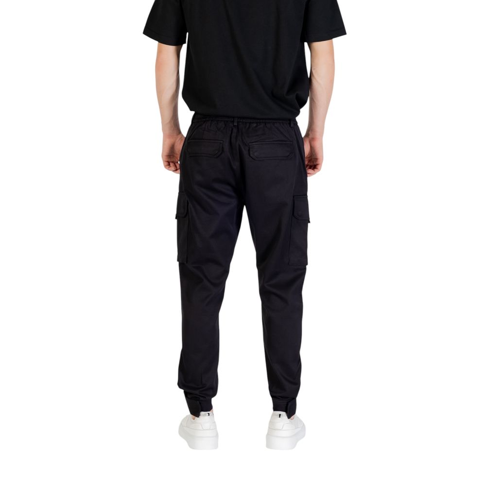 Antony Morato Black Viscose Casual Men's Pants