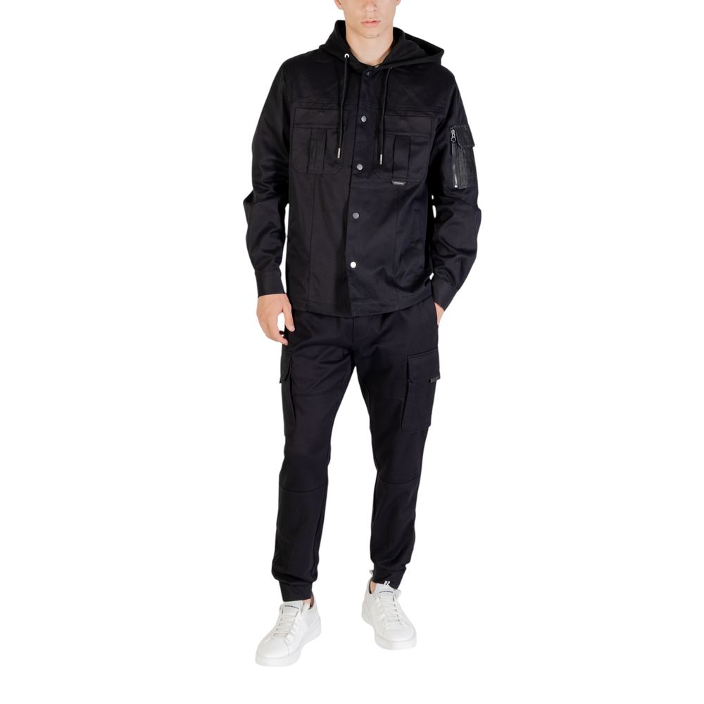 Antony Morato Black Viscose Casual Men's Pants