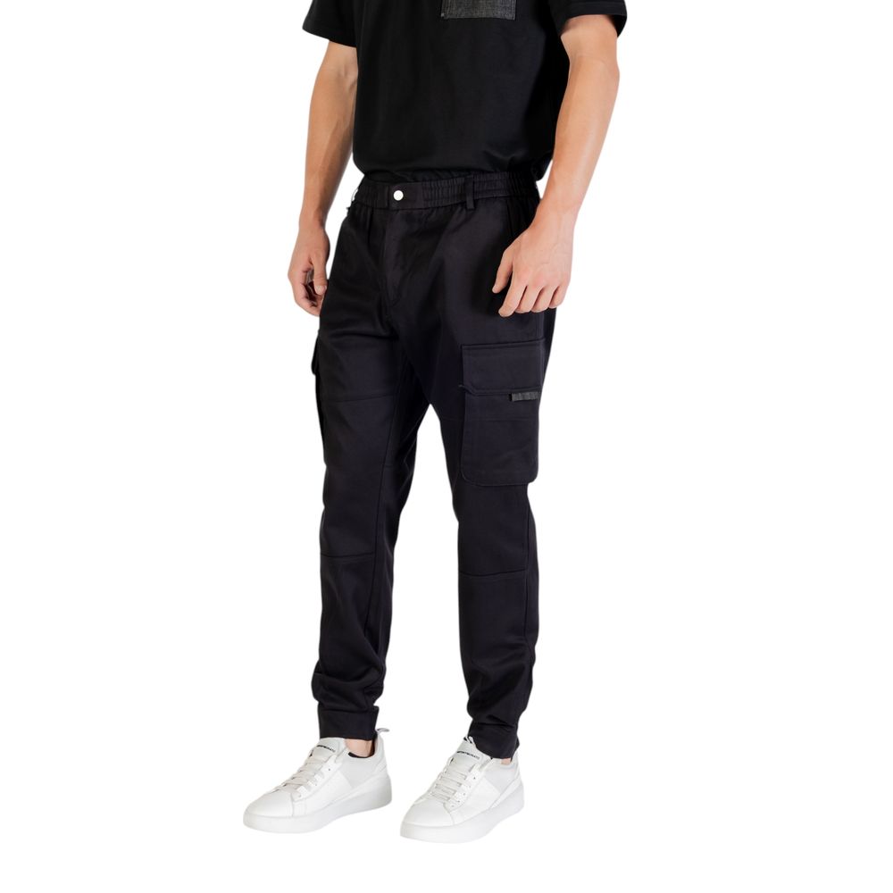 Antony Morato Black Viscose Casual Men's Pants