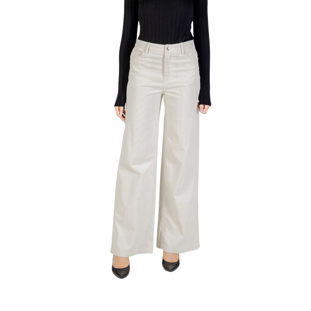 Liu Jo Beige Cotton Casual Women's Pants