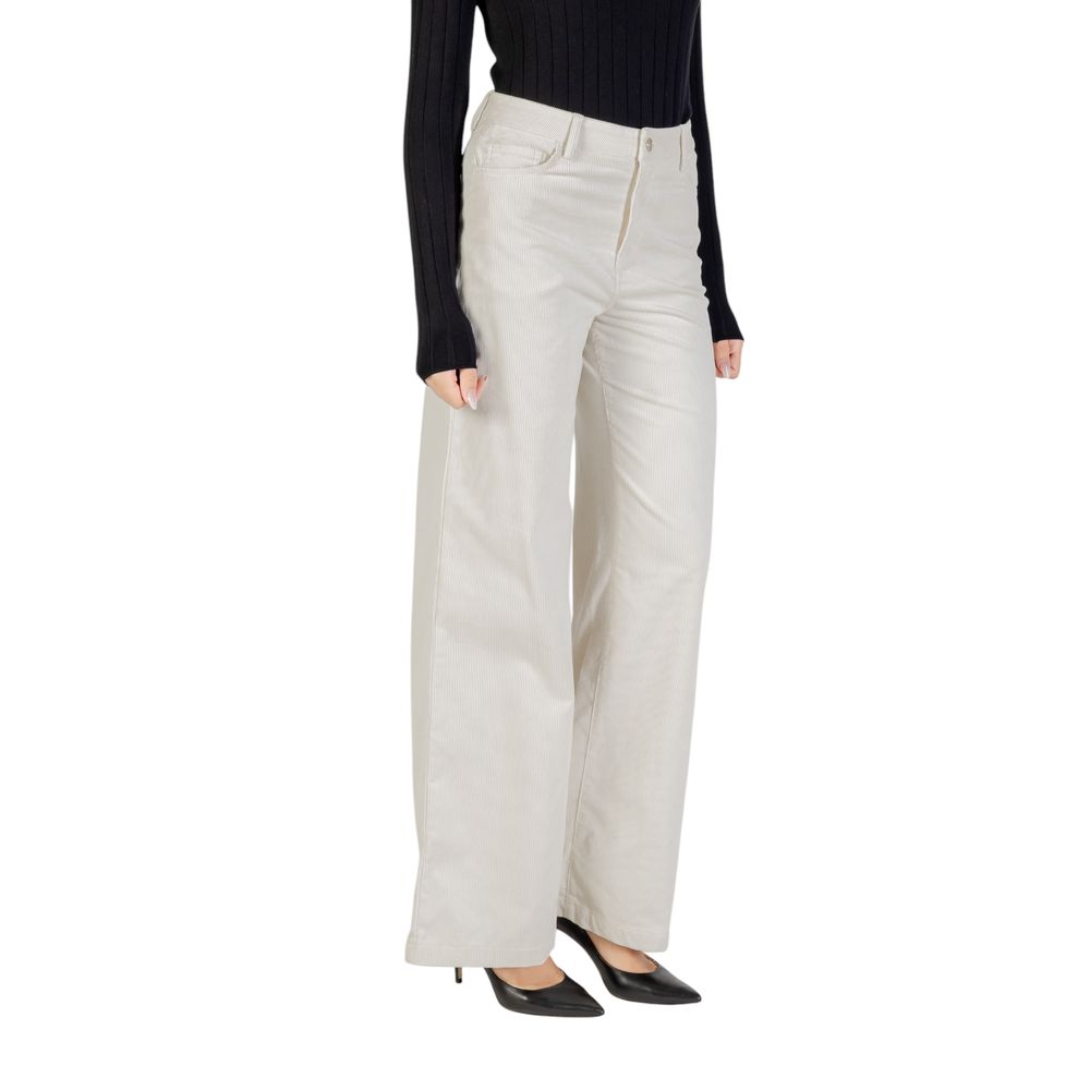 Liu Jo Beige Cotton Casual Women's Pants