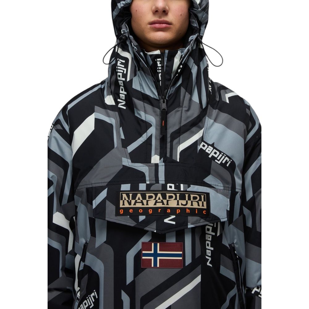 Napapijri Bicolor Recycled Polyester Shell Men's Jacket