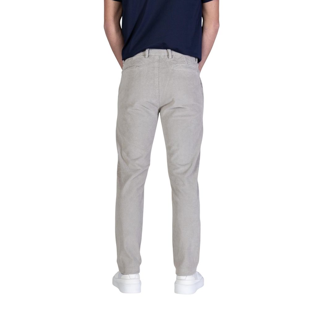 Borghese Gray Cotton Casual Men's Pants
