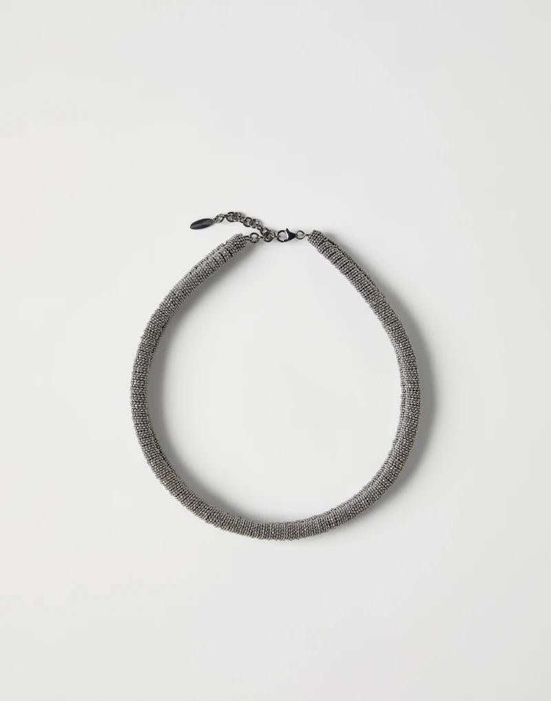 Brunello Cucinelli Gray Brass Women's Necklace