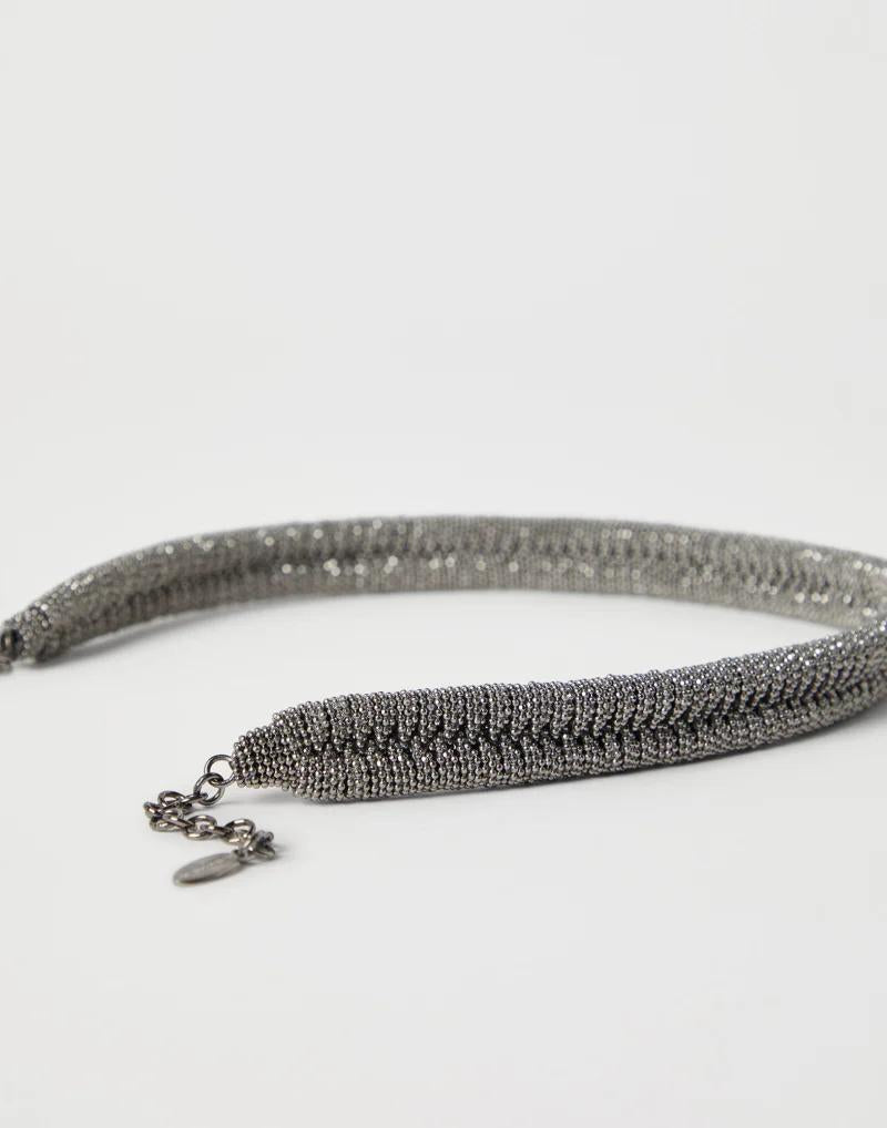 Brunello Cucinelli Gray Brass Women's Necklace