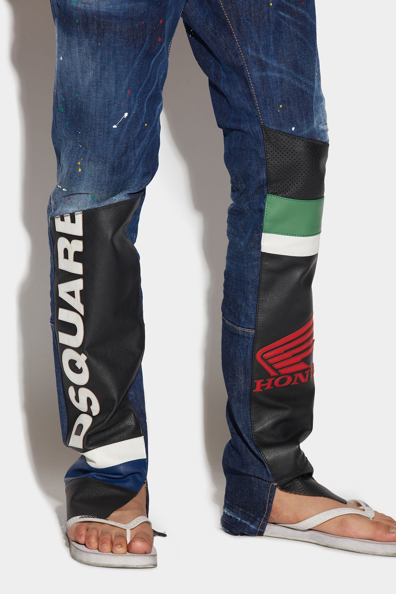 Dsquared² Blue Fibres Straight-Leg Women's Jeans