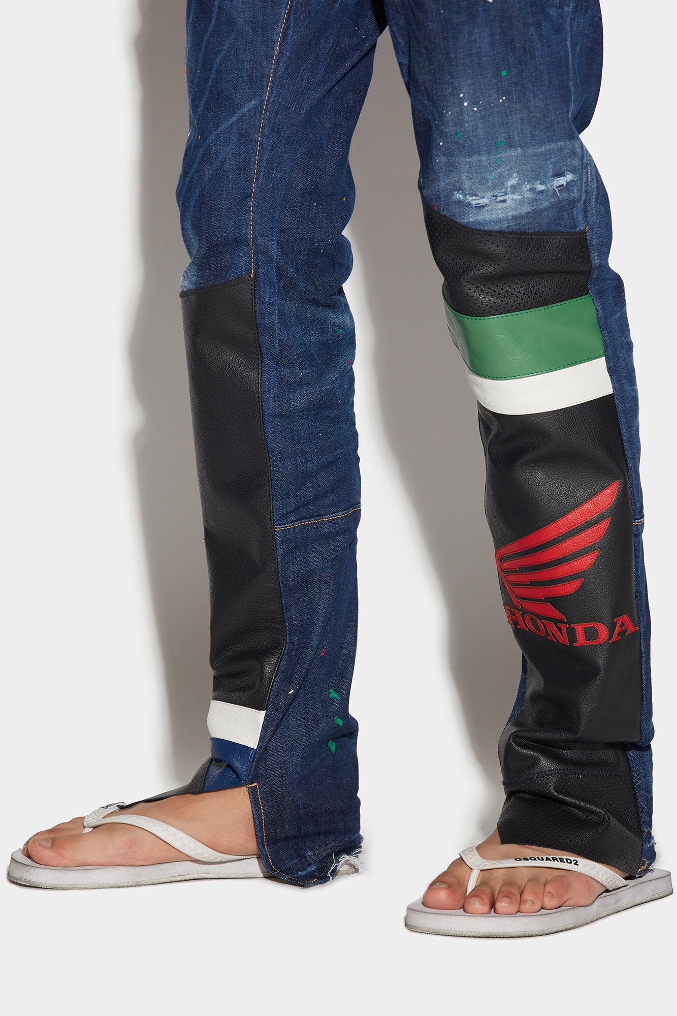Dsquared² Blue Fibres Straight-Leg Women's Jeans