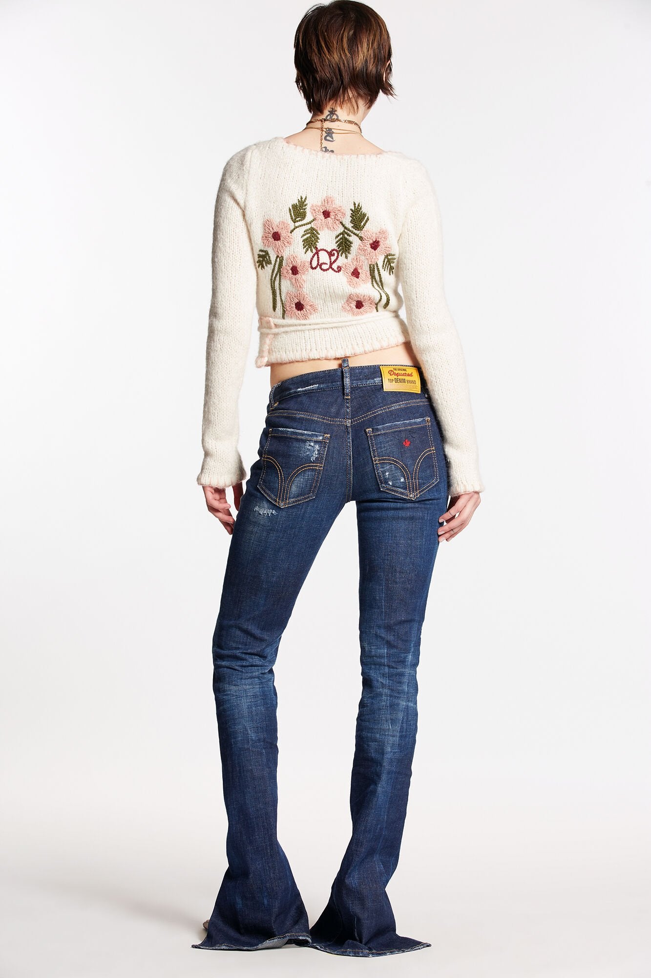 Dsquared² Blue Fibres Bootcut Women's Jeans