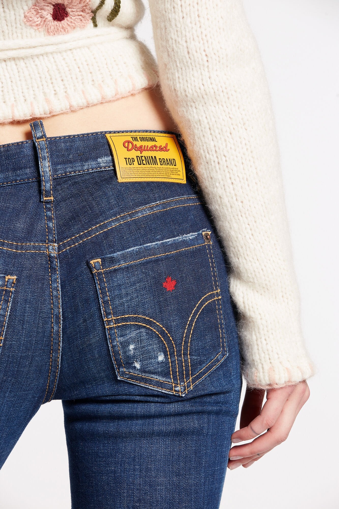 Dsquared² Blue Fibres Bootcut Women's Jeans