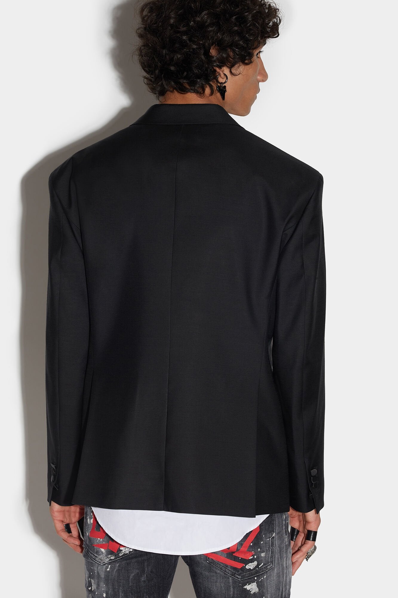 Dsquared² Black Fibres Women's Blazer