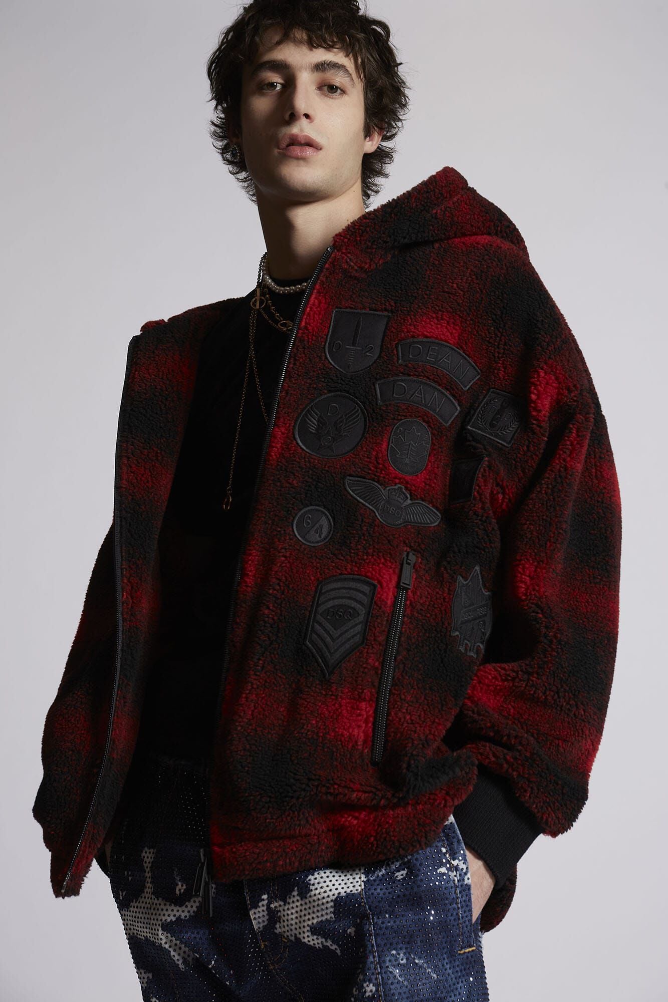 Dsquared² Bicolor Fibres Women's Sweatshirt