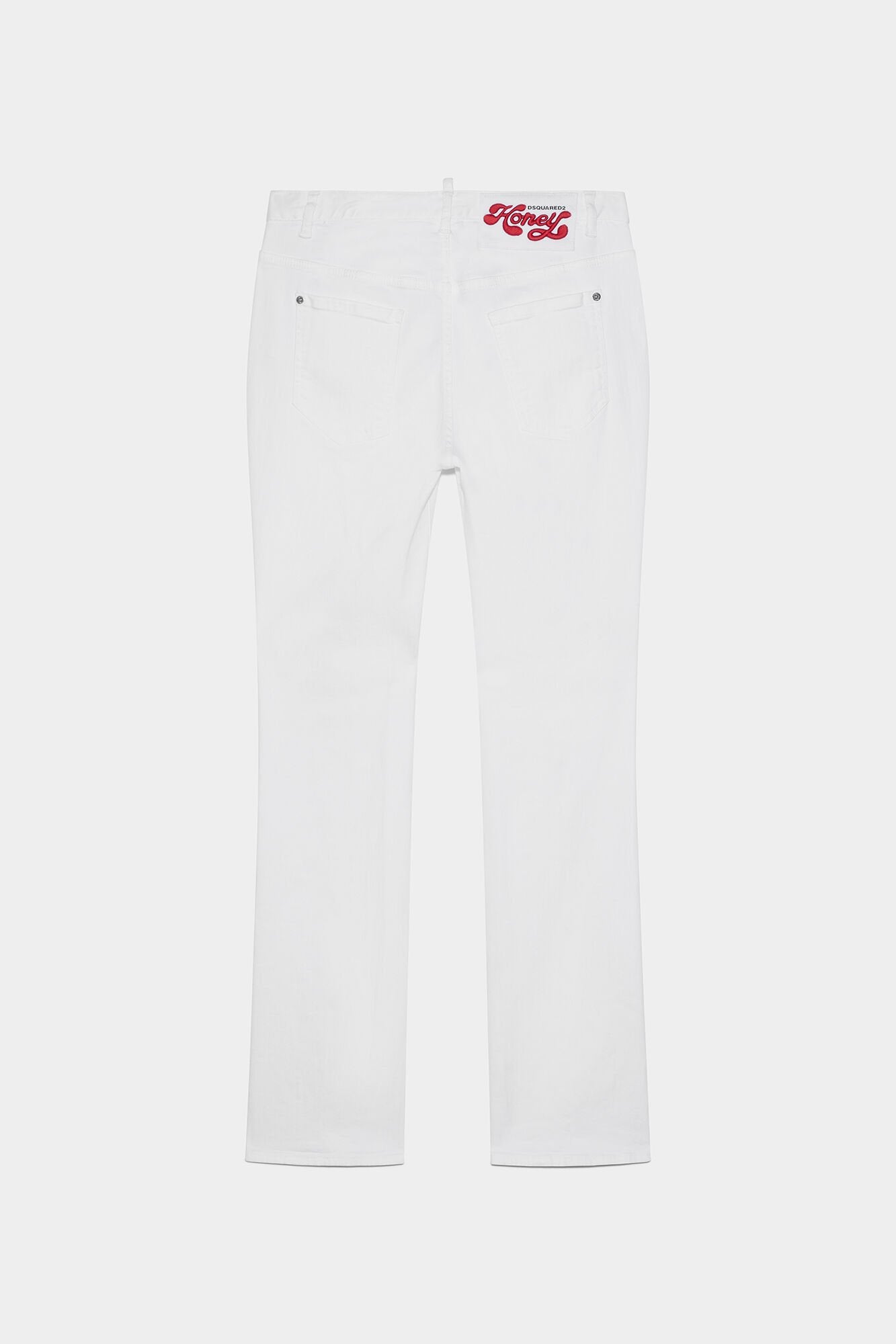 Dsquared² White Fibres Casual Women's Pants