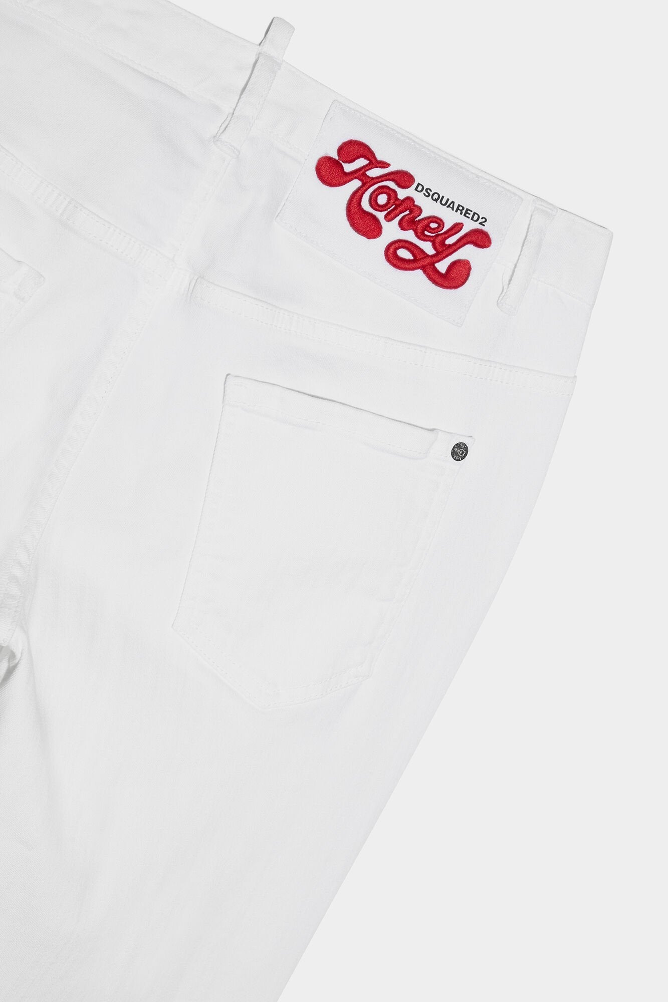 Dsquared² White Fibres Casual Women's Pants