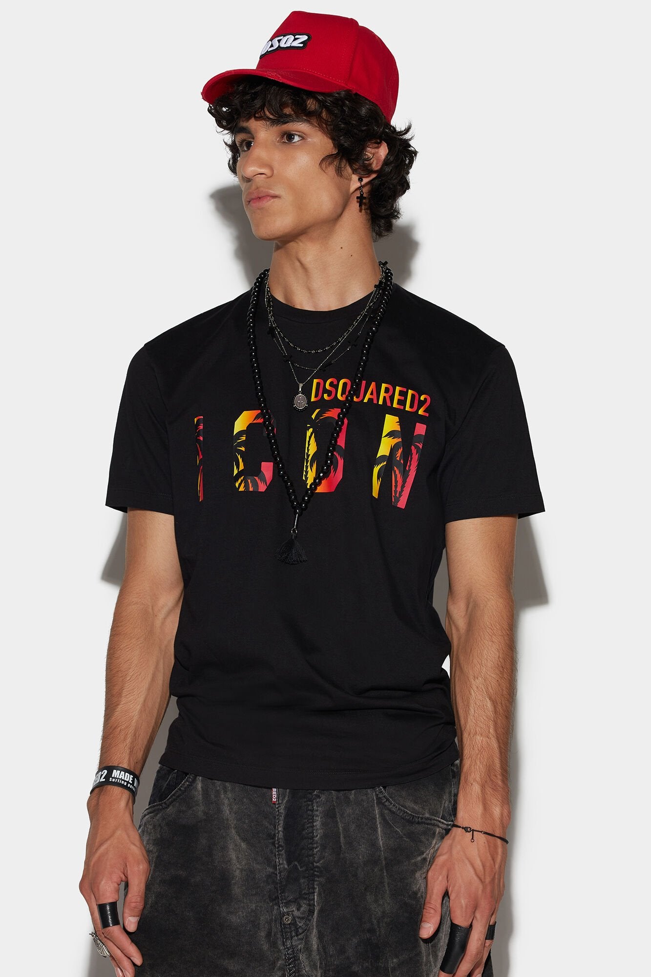 Dsquared² Black Fibres Women's T-Shirt