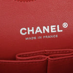 Chanel Timeless Red Leather Shoulder Bag (Pre-Owned)