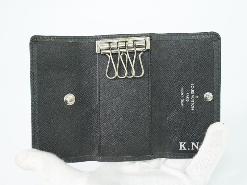 Louis Vuitton Multiclés 4 Black Leather Wallet  (Pre-Owned)